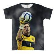 3D футболка Ікер Касільяс