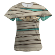 Жіноча 3D футболка Мумія у бинтах