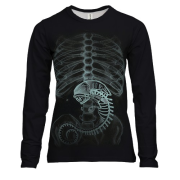 Жіночий 3D лонгслів Чужий на рентгені