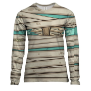 Жіночий 3D лонгслів Мумія у бинтах