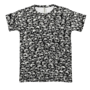 3D футболка Черепа, паттерн