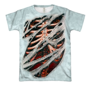 3D футболка Кровавые ребра, 666