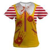 Женская 3D футболка Рональд Макдональд