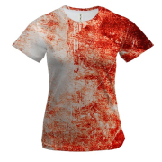 Жіноча 3D футболка Плями крові