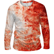 Чоловічий 3D лонгслів Плями крові