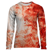 Жіночий 3D лонгслів Плями крові
