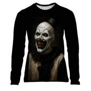 Жіночий 3D лонгслів Клоун Арт