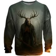 3D світшот Вендіго в лісі