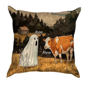 3D подушка Корова та привид
