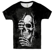 Дитяча 3D футболка Скелет виглядає