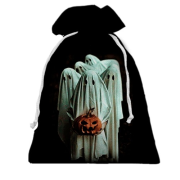 3D Подарунковий мішечок Привид з гарбузами
