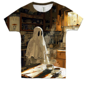 Дитяча 3D футболка Привид на кухні, Хелловін