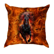 3D подушка з Вогненним конем