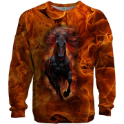 3D світшот з Вогненним конем