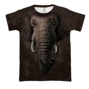 3D футболка со слоном