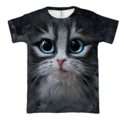 3D футболка Котяча мордочка