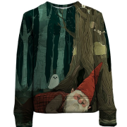 Дитячий 3D світшот Гном та привид, Хелловін