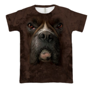 3D футболка з мордою Боксера