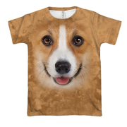 3D футболка з Корги