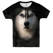 Дитяча 3D футболка Хаскі