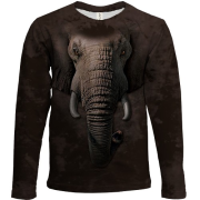 Дитячий 3D лонгслів зі слоном