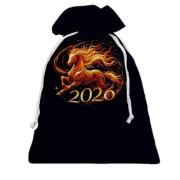 3D Подарочный мешочек с лошадью 2026