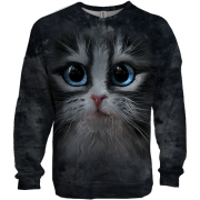 3D світшот Котяча мордочка