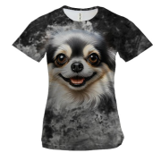 Жіноча 3D футболка Чіхуахуа (2)