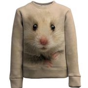 Дитячий 3D світшот з хом'яком