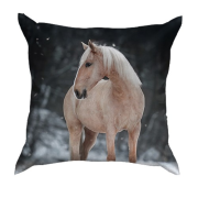 3D подушка Лошадь и зима