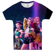 Детская 3D футболка K-pop demon hunters show