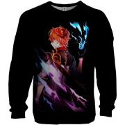 3D світшот Тарталья - Genshin Impact neon