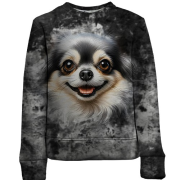 Дитячий 3D світшот Чіхуахуа (2)