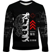 Дитячий 3D лонгслів Cyber Art Style