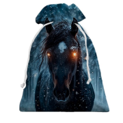 3D Подарунковий мішечок Кінь з сяючими очима