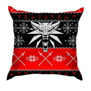 3D подушка Новогодний Ведьмак