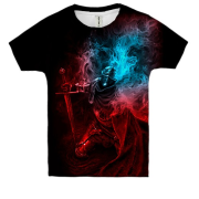 Детская 3D футболка Погасший рыцарь Elden Ring