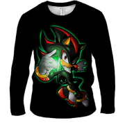 Чоловічий 3D лонгслів Shadow the Hedgehog