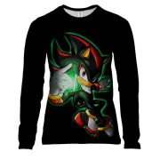 Жіночий 3D лонгслів Shadow the Hedgehog