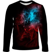 Детский 3D лонгслив Погасший рыцарь Elden Ring