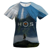 Жіноча 3D футболка Ghost of Yotei, Mount Yotei