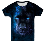 Дитяча 3D футболка з пантерою