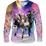 Мужской 3D лонгслив Honkai: Star Rail