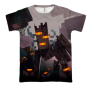 3D футболка Minecraft - The Creaking