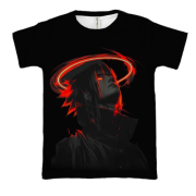 3D футболка Sasuke Uchiha dark