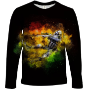 Детский 3D лонгслив CS2, CT x Dragon Lore