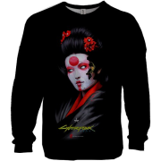 3D свитшот CyberGeisha 2077