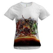 Женская 3D футболка Warhammer 40k Dawn of War IV