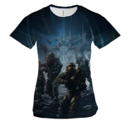 Женская 3D футболка Halo 5 Guardians