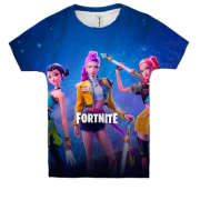 Детская 3D футболка Fortnite - KPop Demon Hunters